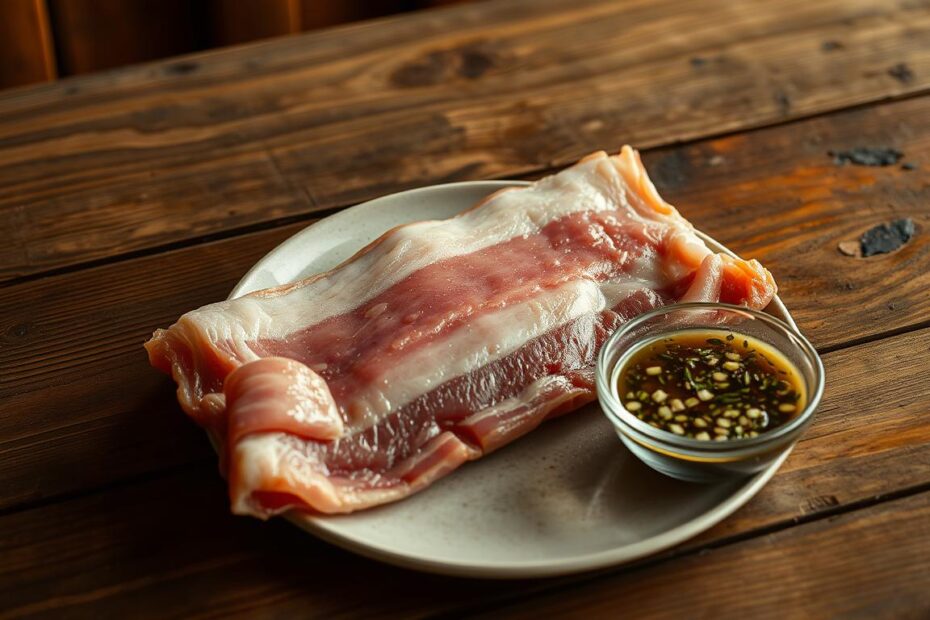 Marynata do boczku surowego do wędzenia