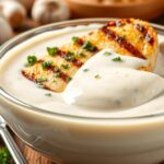 Biały sos do kurczaka: delikatny sos śmietanowy krok po kroku Biały sos do kurczaka