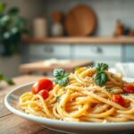 Lekki sos do makaronu z kurczakiem