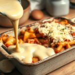 Sos beszamelowy do zapiekania