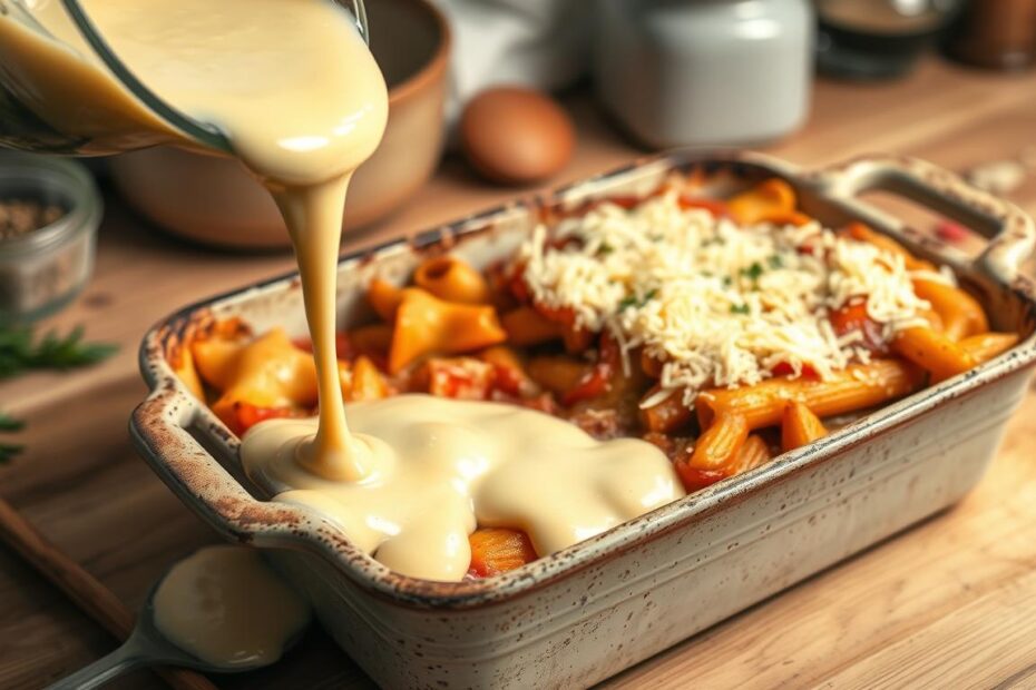 Sos beszamelowy do zapiekania