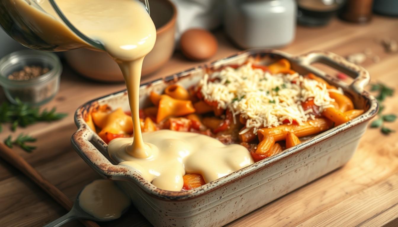 Sos beszamelowy do zapiekania