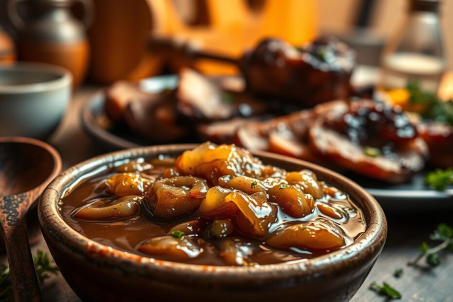 Sos cebulowy do mięsa