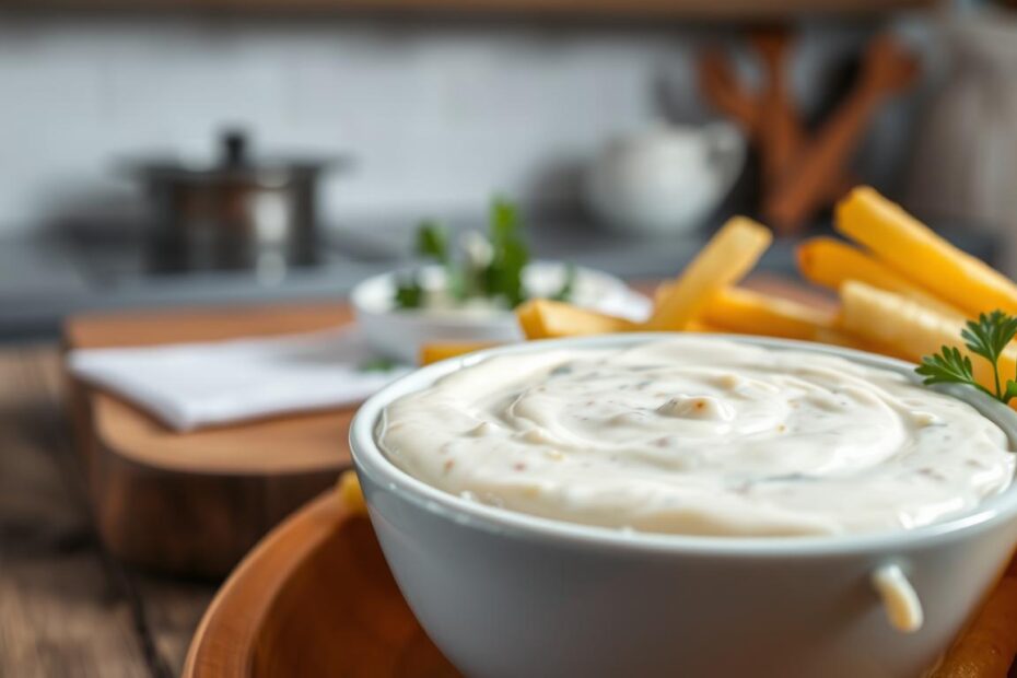 Sos czosnkowy do frytek