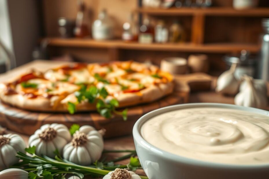 Sos czosnkowy do pizzy