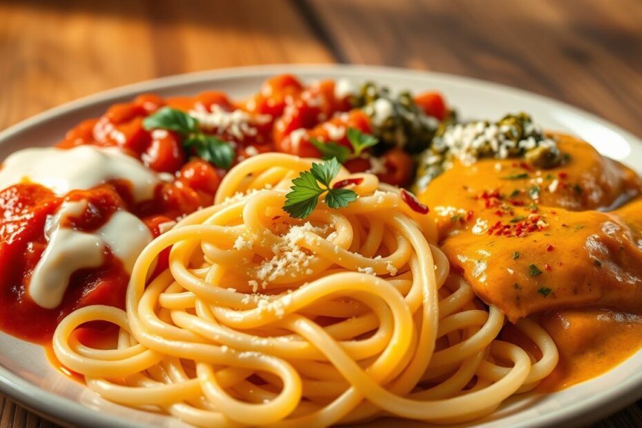 Sosy do makaronu z kurczakiem