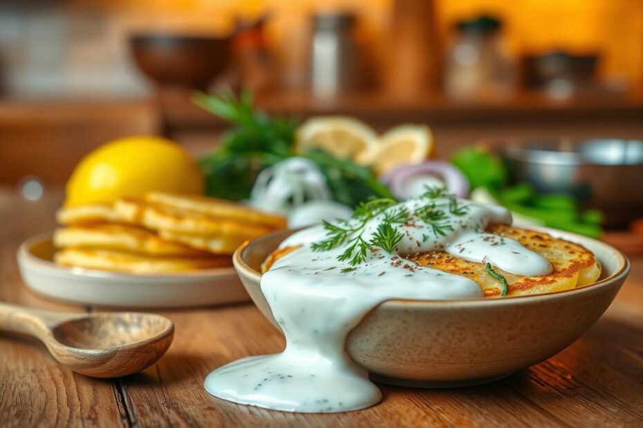 Szybki sos do placków ziemniaczanych